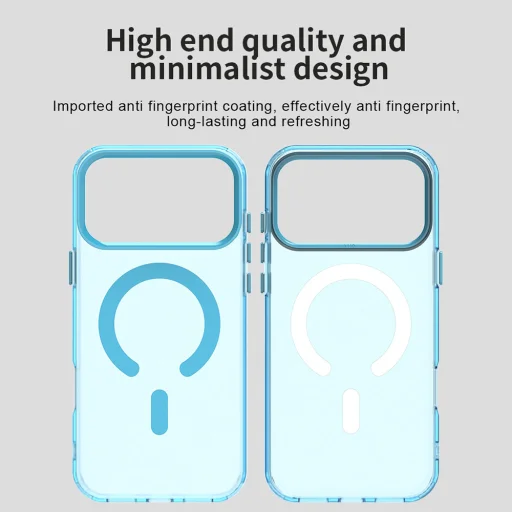 iPhone 18 Pro / iPhone 17 Pro kék Techsuit CandyCase MagSafe tok - 5