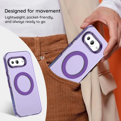 iPhone 18 Pro / iPhone 17 Pro kék Techsuit CandyCase MagSafe tok - 10