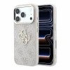 iPhone 18 Pro Max ružový Guess PU 4G Strass Metal Logo zadný kryt thumbnail