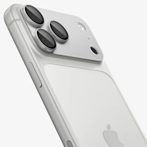 Apple iPhone 18 Pro strieborné Spigen Optik.tR EZ Fit Pro XL ochranné sklo na kameru (AGL12038) - 4
