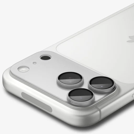 Apple iPhone 18 Pro strieborné Spigen Optik.tR EZ Fit Pro XL ochranné sklo na kameru (AGL12038) - 3