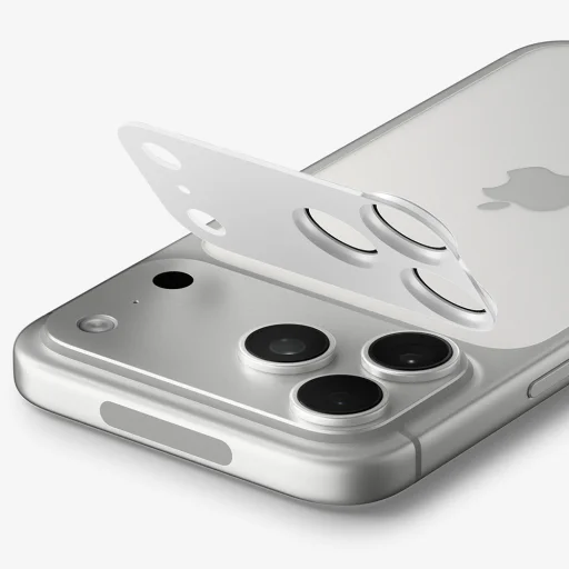 Apple iPhone 18 Pro strieborné Spigen Optik.tR EZ Fit Pro XL ochranné sklo na kameru (AGL12038) - 5