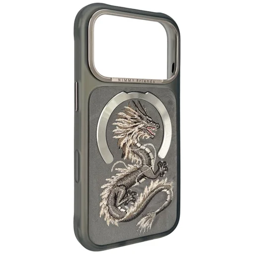 iPhone 18 Pro / iPhone 17 Pro sivé puzdro Nimmy Magnetic Fantasy Animal MagSafe - 2