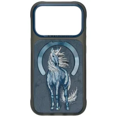 Apple iPhone 18 Pro Max / iPhone 17 Pro Max kék Nimmy Magnetic Fantasy Animal MagSafe kemény hátlap tok