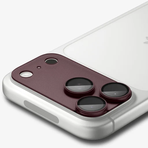 iPhone 18 Pro tmavočerešňové Spigen Optik.tR EZ Fit Pro XL ochranné tvrdené sklo na fotoaparát (AGL12036) - 4