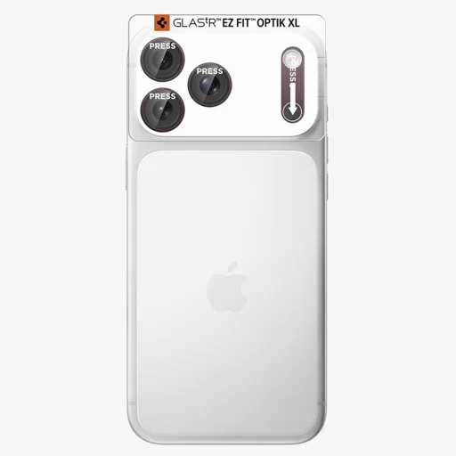 iPhone 18 Pro tmavočerešňové Spigen Optik.tR EZ Fit Pro XL ochranné tvrdené sklo na fotoaparát (AGL12036) - 3