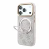  iPhone 18 Pro rózsaszín Guess PU 4G Ring Stand MagSafe tok thumbnail