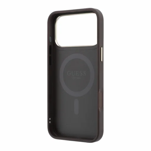 Apple iPhone 18 Pro Max hnedý Guess 4G Ring Stand MagSafe zadný kryt z umelej kože - 6