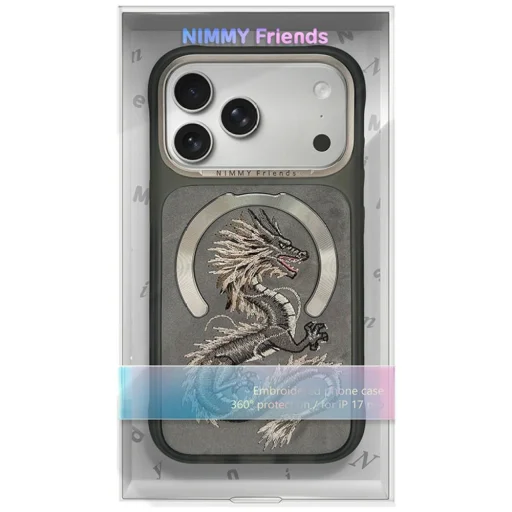 iPhone 18 Pro Max / 17 Pro Max sivé puzdro Nimmy Magnetic Fantasy Animal MagSafe - 8