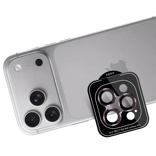Apple iPhone 18 Pro / iPhone 18 Pro Max tmavočerešňové 3mk Lens Protection Pro ochranné sklo na šošovku fotoaparátu - 4