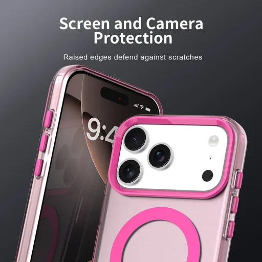 Apple iPhone 18 Pro Max / iPhone 17 Pro Max rózsaszín Techsuit CandyCase MagSafe tok - 2