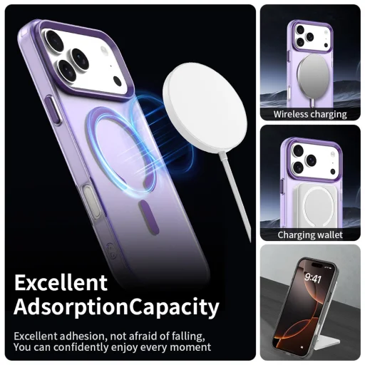  iPhone 18 Pro / iPhone 17 Pro lila Techsuit CandyCase MagSafe tok - 3