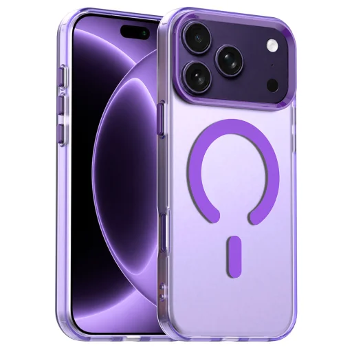  iPhone 18 Pro / iPhone 17 Pro lila Techsuit CandyCase MagSafe tok - 1