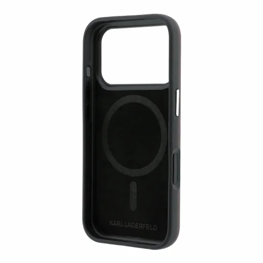  iPhone 18 Pro Max bordó Karl Lagerfeld Semi Wrap Smooth Sketch Bodies MagSafe hátlap tok - 6