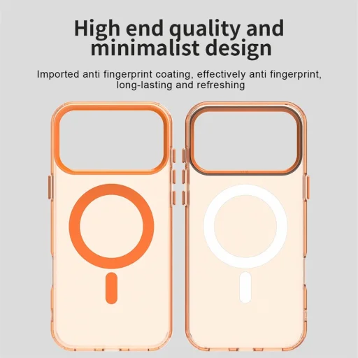  iPhone 18 Pro / iPhone 17 Pro narancssárga Techsuit CandyCase MagSafe tok - 5