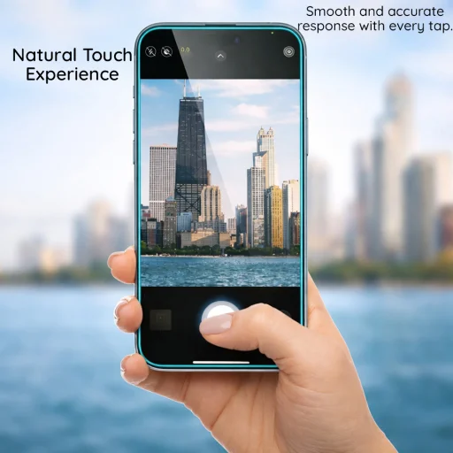 iPhone 18 Pro Spigen Glas.tR EZ-FIT Pro HD (AGL12028) ochranné sklo s privátnym filtrom - 5