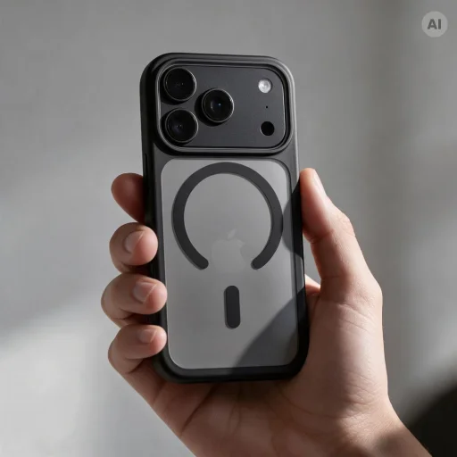Apple iPhone 12 Mini / 13 Mini čierne puzdro Forcell F-Protect Smoke Hybrid Premium Lite kompatibilné s MagSafe - 12