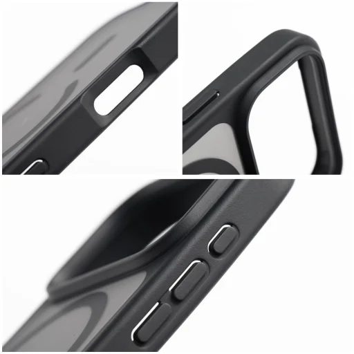 Apple iPhone 12 Mini / 13 Mini čierne puzdro Forcell F-Protect Smoke Hybrid Premium Lite kompatibilné s MagSafe - 13