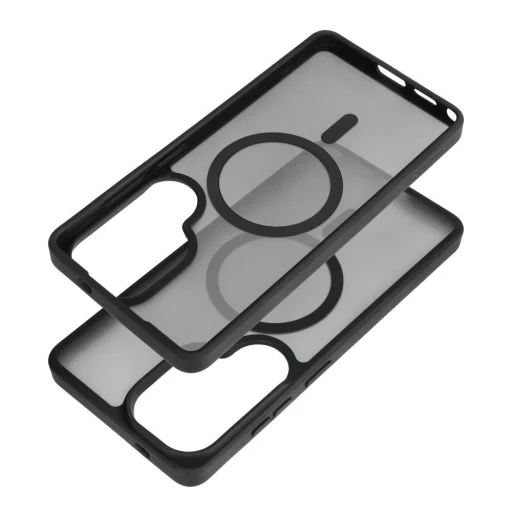 Samsung Galaxy A27 / A36 / A37 / A56 čierny ochranný kryt Forcell F-Protect Smoke Hybrid Premium Lite kompatibilný s MagSafe - 10