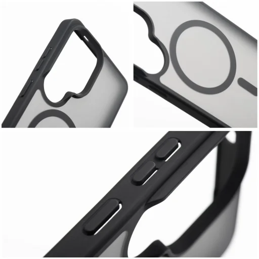 Samsung Galaxy A27 / A36 / A37 / A56 čierny ochranný kryt Forcell F-Protect Smoke Hybrid Premium Lite kompatibilný s MagSafe - 13