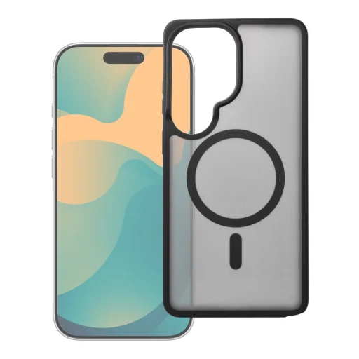 Samsung Galaxy A27 / A36 / A37 / A56 čierny ochranný kryt Forcell F-Protect Smoke Hybrid Premium Lite kompatibilný s MagSafe - 9