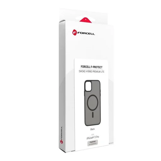  Apple iPhone 11 Pro fekete Forcell F-Protect Smoke Hybrid Premium Lite MagSafe-kompatibilis védőtok - 15