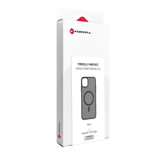  Apple iPhone 11 Pro Max fekete Forcell F-Protect Smoke Hybrid Premium Lite MagSafe kompatibilis tok - 15