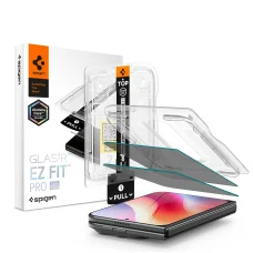 iPhone Duo Spigen Glass.tR EZ Fit Pro HD privátne ochranné tvrdené sklo, balenie 2 ks