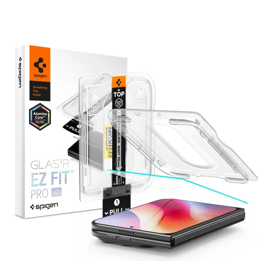 iPhone Duo Spigen GLAS.tR EZ Fit Pro HD ochranné tvrdené sklo, 1 ks - 1