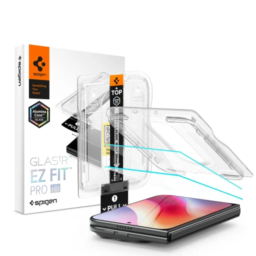 iPhone Spigen GLAS.tR EZ Fit Pro HD ochranné tvrdené sklo, balenie 2 ks - 1