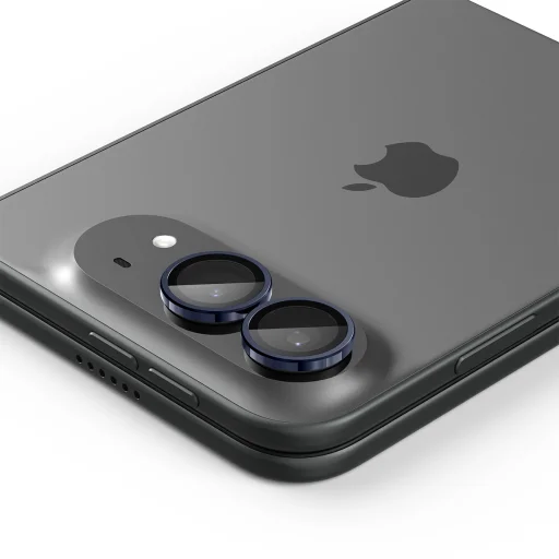  iPhone Duo Fekete Spigen Glass tR EZ Fit Optik Pro kameralencse-védő edzett üveg, 2 db - 4
