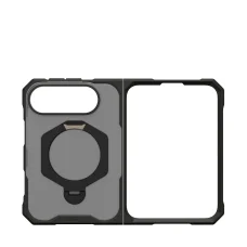 Popolavosivé ochranné puzdro UAG Mouve XTE pre iPhone Duo so stojanom