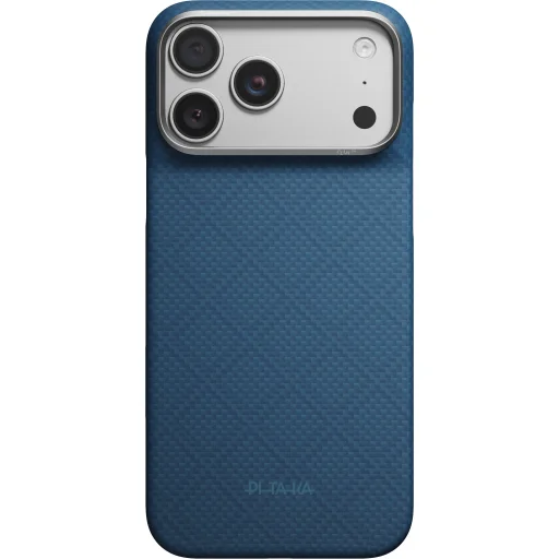 iPhone 18 Pro Max / 17 Pro Max nočné modré aramidové puzdro Pitaka Edge Case Argyle MagSafe - 2