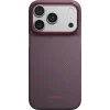  iPhone 18 Pro / 17 Pro kék-piros Pitaka Edge Case Argyle prémium aramidszálas védőtok thumbnail