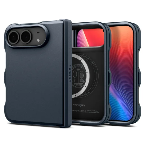 iPhone Duo bridlicovo sivý Spigen Tough Armor Pro MagSafe nárazuvzdorný ochranný kryt - 1