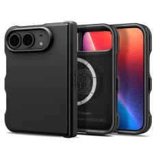 iPhone Duo čierny Spigen Tough Armor Pro MagSafe nárazuvzdorný ochranný kryt