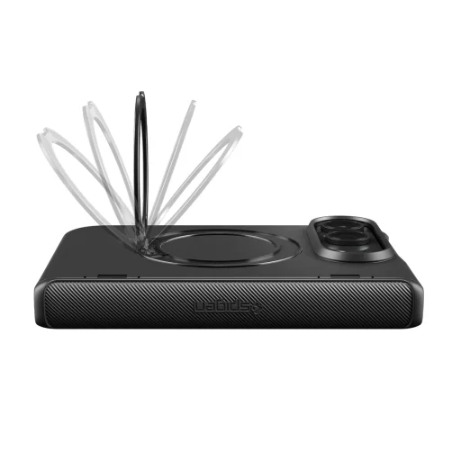  iPhone Duo fekete Spigen Slim Armor Pro S MagSafe védőtok - 16