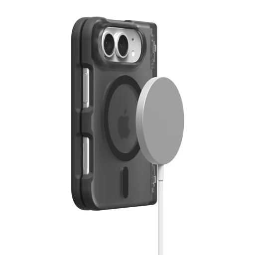  iPhone Duo matt fekete Spigen Ultra Hybrid Pro MagSafe védőtok - 9