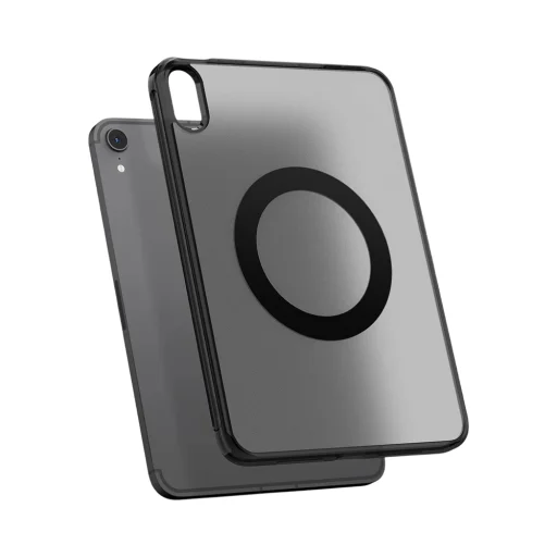 iPad mini 6 (2021) / iPad mini 7 (2024) matt fekete Spigen Ultra Hybrid MagFit tok - 5