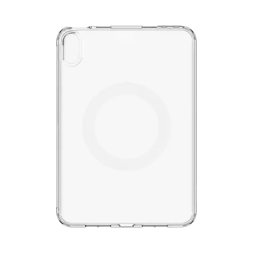 Apple iPad mini 6 (2021) / iPad mini 7 (2024) priehľadný biely Spigen Ultra Hybrid MagFit ochranný kryt - 5