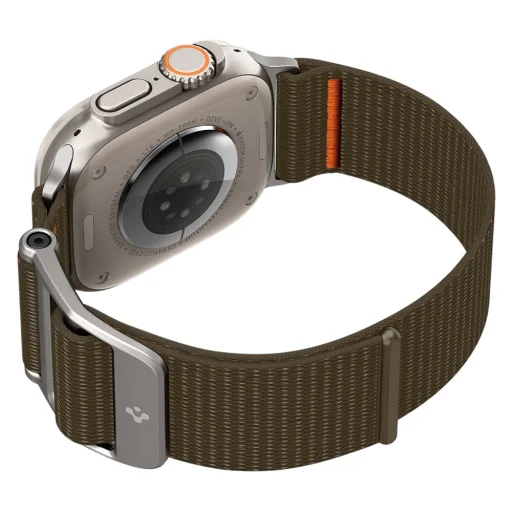 Apple Watch 1/2/3/4/5/6/7/8/9/10/SE/SE 2/Ultra/Ultra 2/3/4 (42/44/45/46/49 mm) khaki remienok pre inteligentné hodinky Spigen DuraPro Flex - 6