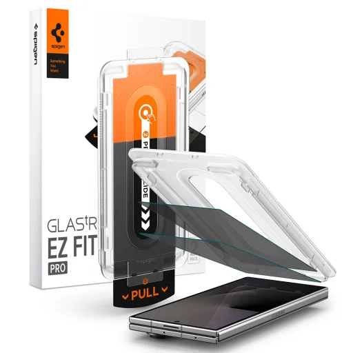 Samsung Galaxy Z Fold7 / Z Fold8 Ultra Spigen Glas.tR EZ-FIT Pro privátne tvrdené sklo na displej, 2 ks (AGL12075) ochranné sklo - 1