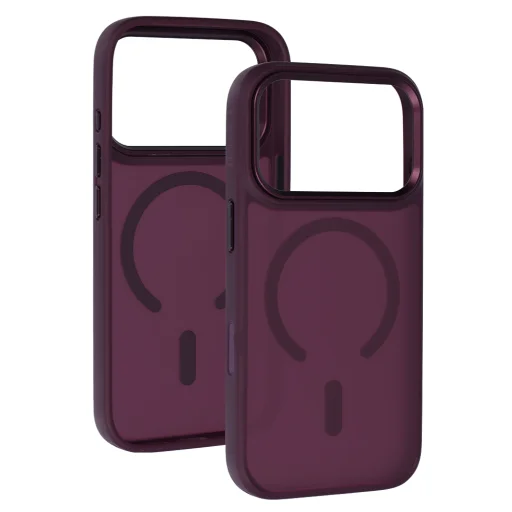  iPhone 18 Pro Max lila Liavec Cloudy Case fém kamerakeretes védőtok - 2