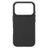 Apple iPhone 18 Pro čierne silikónové puzdro Liavec Silky Case s kovovým rámčekom kamery thumbnail