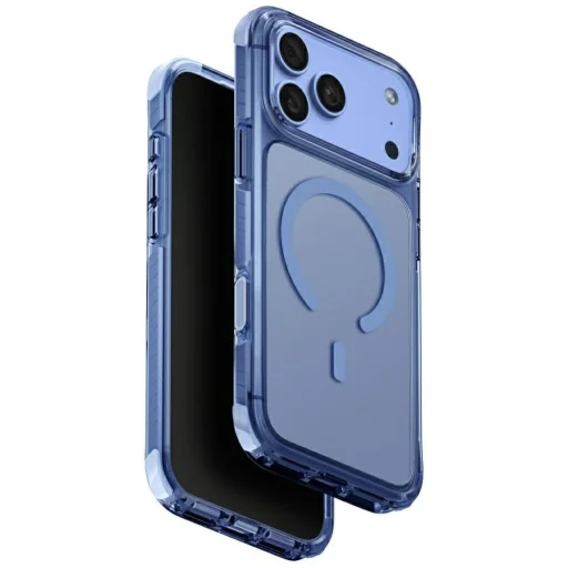 iPhone 18 Pro Max / 17 Pro Max modré puzdro UNIQ Combat s magnetickým nabíjaním - 1