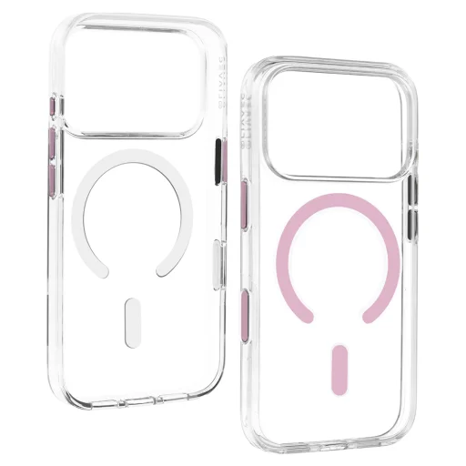 iPhone 18 Pro ružové puzdro Liavec Pure Case s tlačidlom na ovládanie kamery - 2