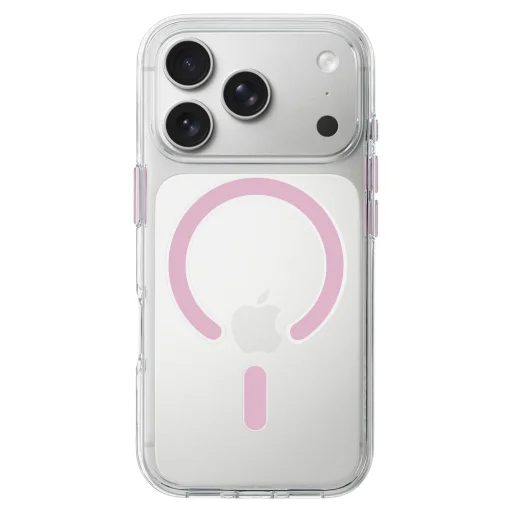 iPhone 18 Pro ružové puzdro Liavec Pure Case s tlačidlom na ovládanie kamery - 3