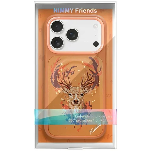  Apple iPhone 17 Pro / 18 Pro narancssárga Nimmy Szarvas MagSafe tok - 8