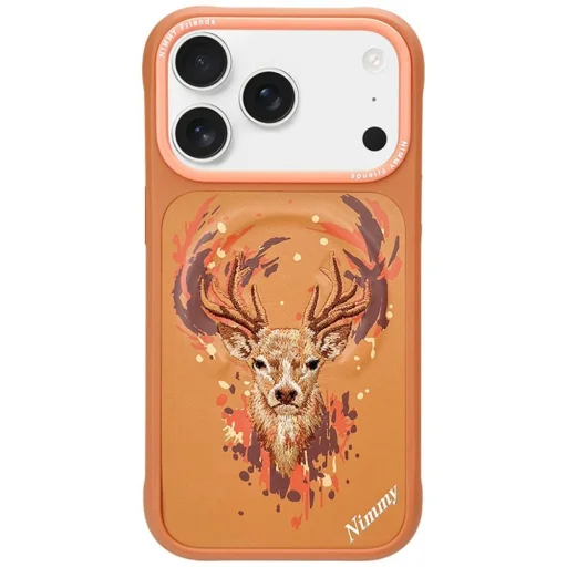  Apple iPhone 17 Pro / 18 Pro narancssárga Nimmy Szarvas MagSafe tok - 1