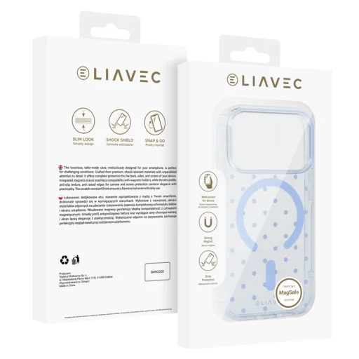 Svetlomodré puzdro Liavec Bubble Case na iPhone 18 Pro Max - 5